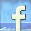 Facebook LightSkyBlue icon