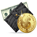 Money, pay, wallet, payment DarkSlateGray icon
