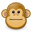 Gnome, Face, monkey SaddleBrown icon