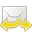mail, reply, Gnome, All WhiteSmoke icon