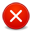 Gnome, stop, Process Red icon