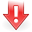 Gnome, software, update, urgent DarkRed icon