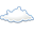 Overcast, Gnome, weather CornflowerBlue icon