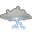 weather, Storm, Gnome DimGray icon