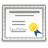Certificate, 48, Gnome, Application Icon