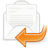 Gnome, replied, mail, 48 WhiteSmoke icon