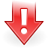 48, Gnome, update, software, urgent DarkRed icon