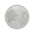 night, weather, 48, Moon, Clear, Gnome Silver icon