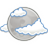 night, Clouds, Gnome, few, 48, weather Silver icon