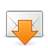 Import, mail, 48 Gray icon