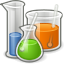 science, Applications, Gnome, 64 Black icon