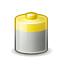 Gnome, Battery, 64 Black icon