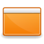 Emblem, Gnome, 64, Colors, Orange, Desktop Goldenrod icon