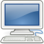 Computer, screen, monitor, pc SteelBlue icon