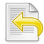 Revert, 64, document, Gnome Gainsboro icon
