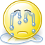 Crying, Face Khaki icon