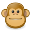 monkey, Brown, Face, Animal, Ape BurlyWood icon