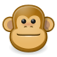 monkey, Brown, Face, Animal, Ape Icon