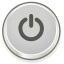 Gnome, 64, system, shutdown LightGray icon
