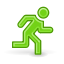 Running, log out, sign out Icon
