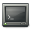 Utilities, terminal, 64, Gnome DarkSlateGray icon