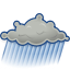 Gnome, weather, 64, showers Icon