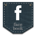 Facebook, Jeans, pocket DarkSlateGray icon