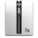 silver, 7z Black icon
