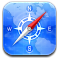 safari DodgerBlue icon