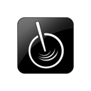 square, mixx, 099331, Logo Black icon