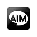 Logo, square, 099277, Aim Black icon