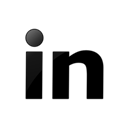 0996, Logo, Linkedin Black icon