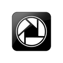 Logo, 099345, square, Picasa Black icon