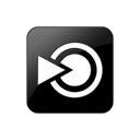 Logo, square, Blinklist, 099279 Black icon