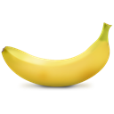 vegetable, Banana, Fruit Black icon