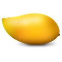 Fruit, Mango Black icon