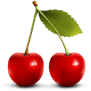 Berries, Fruit, vegetable, Cherry Black icon