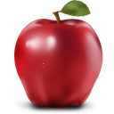 Apple, Fruit Brown icon
