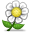 plant, Flower DarkGray icon