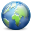 earth SteelBlue icon