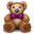 bear, Toy, teddy bear SaddleBrown icon