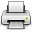 Print, printer Gainsboro icon
