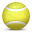 Ball, tennis Khaki icon