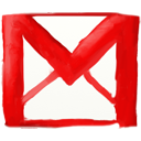 mail, Email, gmail Red icon