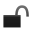 Unlock Black icon