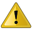 warning Goldenrod icon