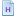 document, Attribute, Blue, H Icon