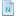 n, document, Blue, Attribute Icon