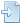 Blue, document, Import Icon
