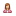 Female, user Maroon icon